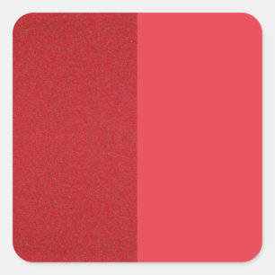 Cuadrada Pegatina Mate Rojo Tomate Partido – Diseño Persona