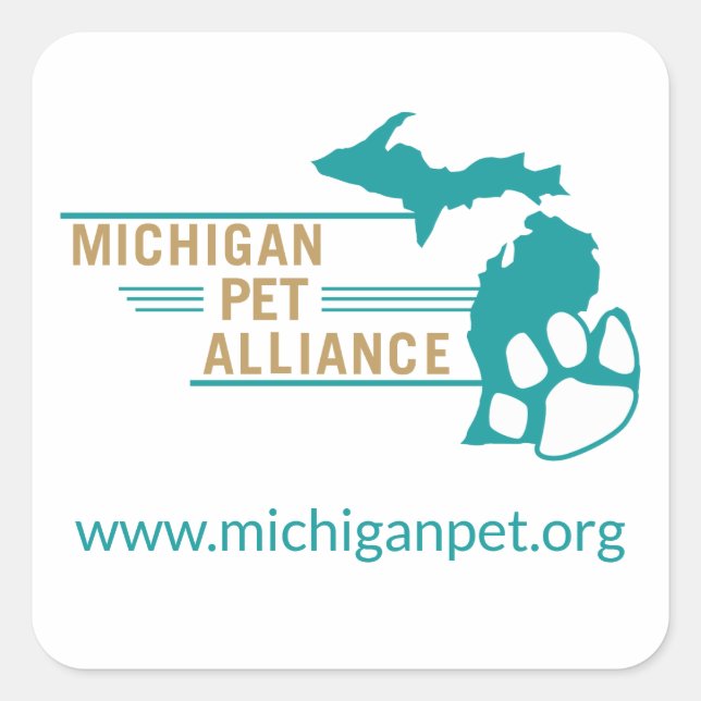 Cuadrada Pegatina MPA (Anverso)