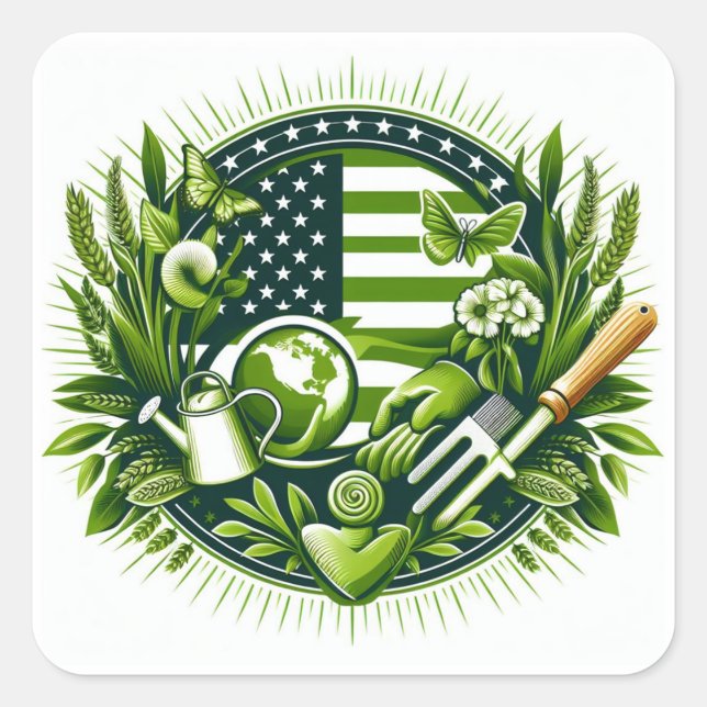 Cuadrada Pegatina para portátiles (Anverso)