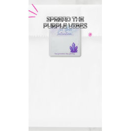 Cuadrada Pegatina Pastel con tema de cristal de Amethyst