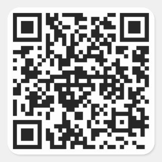 Cuadrada Pegatina pequeña 3,8 cm (20 per arco)