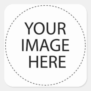 Cuadrada pegatina personalizable