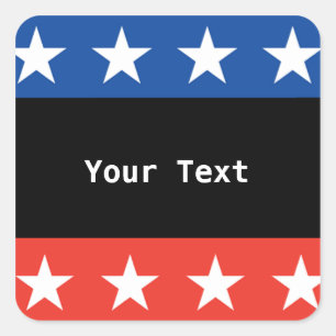 Cuadrada Pegatina personalizado