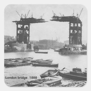 Cuadrada Pegatina puente de Londres