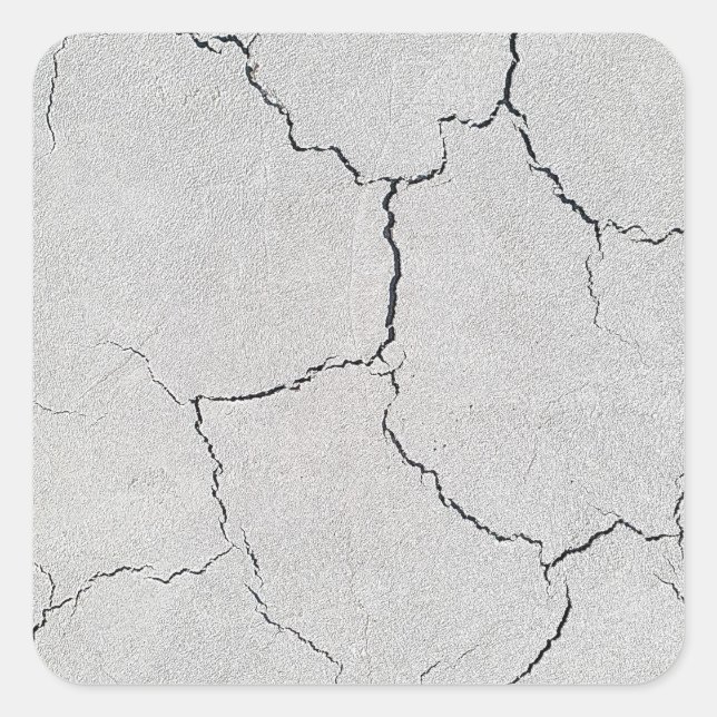 Cuadrada Pegatina rayado (Anverso)