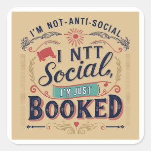 Cuadrada Pegatina recién comprado