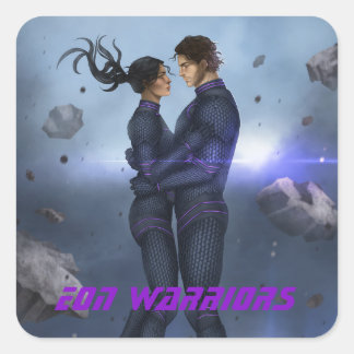 Cuadrada Pegatina Rey de Eon