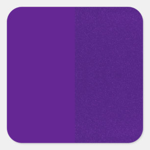 Cuadrada Pegatina vertical de textura dividida morada – Per