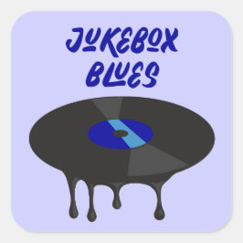 Cuadrada Pegatina Vinyl de fusión