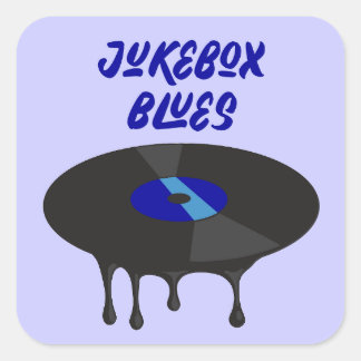 Cuadrada Pegatina Vinyl de fusión