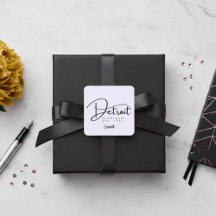 Personalizado Detroit Lavender Pegatina