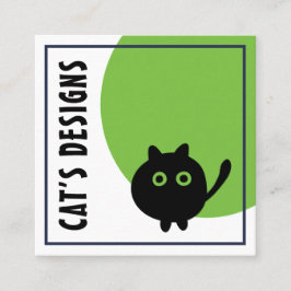 Cuadrada Plantilla de tarjeta de visita de Personalizable c