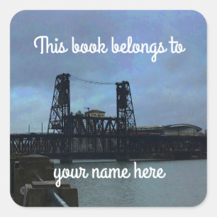 Cuadrada Portland Steel Bridge #1 Pegatina