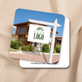 Cuadrada Realtor Añadir la tarjeta de visita del Personaliz