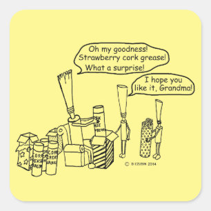 Cuadrada Reedz Gifts Square Pegatina