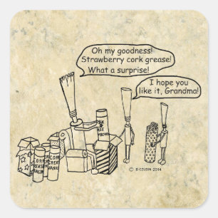 Cuadrada Reedz Gifts Square Pegatina