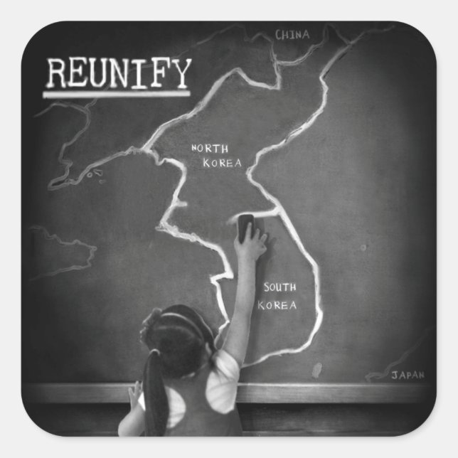 Cuadrada Reunify - Pegatina DMZ//38 (Anverso)