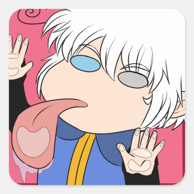 Cuadrada Runelick Pegatina (Anverso)