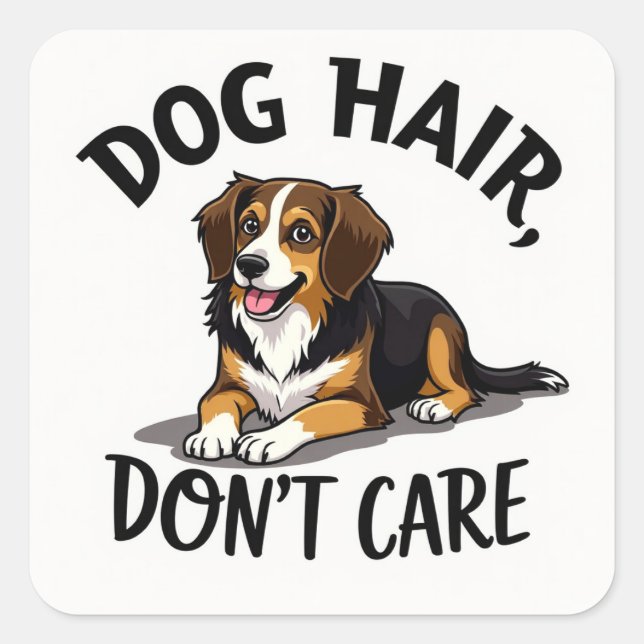 Cuadrada Shed Happens Pegatina (Anverso)