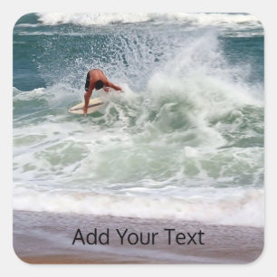 Cuadrada Skimboard de Shirley Taylor Square Pegatina