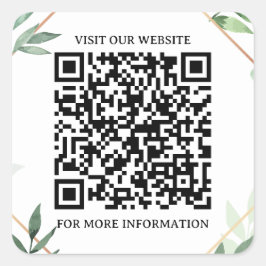 Cuadrada Smart Square: Pegatina de código QR para empresas