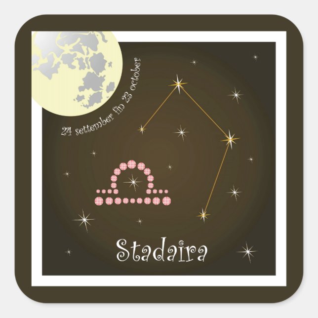 Cuadrada Stadaira 24 23 pegatina october settember fin (Anverso)
