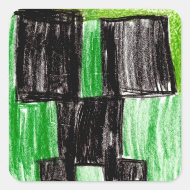 Cuadrada Tanner: Pegatina cuadrado (Anverso)