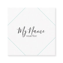 Tarjeta de visita cuadrado