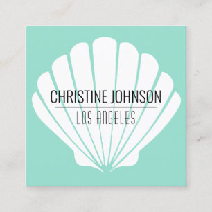 Cuadrada tarjeta de visita de aquagana