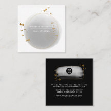 Tarjeta de visita de Brushstrot Square