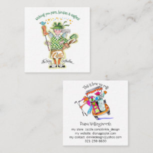 Cuadrada Tarjeta de visita de Fairy GolfMother