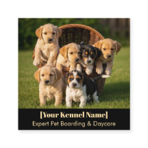 Tarjeta de visita de Kennel personalizable