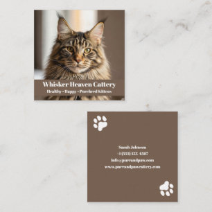 Cuadrada Tarjeta de visita de la cacería de personalizable 