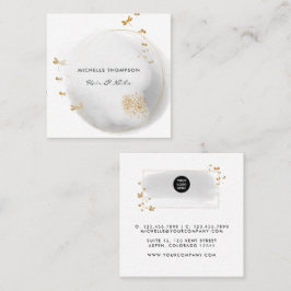 Cuadrada Tarjeta de visita de la plaza del perro