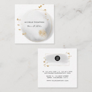 Cuadrada Tarjeta de visita de la plaza del perro