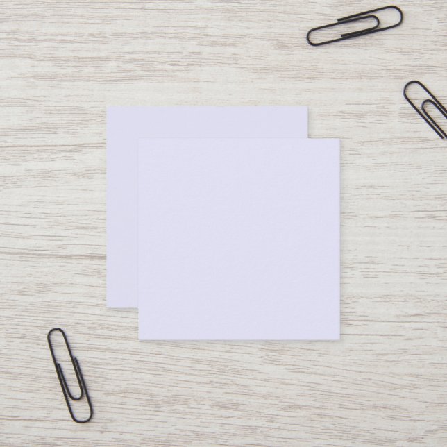 Cuadrada Tarjeta de visita de Lavender Square (Anverso/Reverso In Situ)