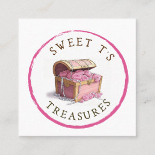 Cuadrada tarjeta de visita de personalizado