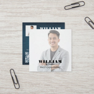 Cuadrada Tarjeta de visita de Photo Square