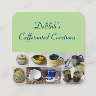 Cuadrada Tarjeta de visita del artista