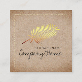 Cuadrada Tarjeta de visita del cuadrado del purpurina de