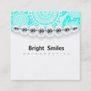 Cuadrada Tarjeta de visita del Orthodontist del dentista