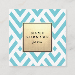 Cuadrada Tarjeta de visita inconsútil de GeometricPattern