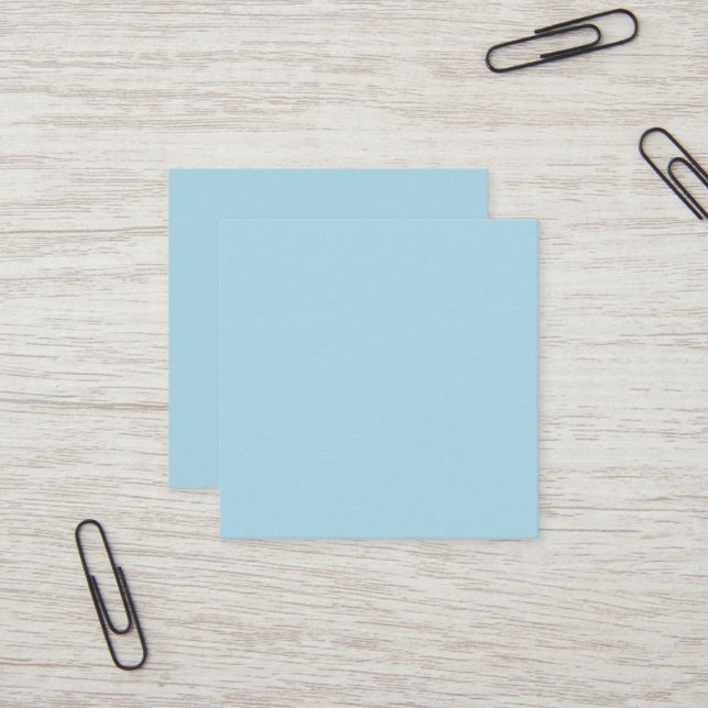 Cuadrada Tarjeta de visita Light Blue Square (Anverso/Reverso In Situ)