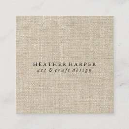 Cuadrada Tarjeta de visita - lona