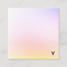 Tarjeta de visita minimalista abstracta del