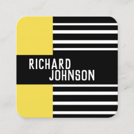 Cuadrada tarjeta de visita personalizado con motivos de mod