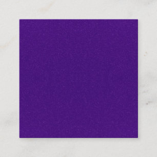Cuadrada Tarjeta de visita personalizado Purple Purpurina S