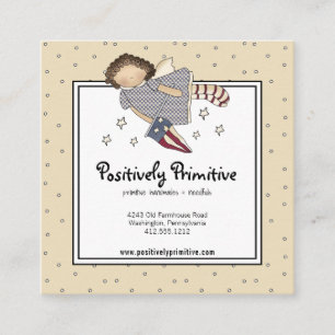 Cuadrada Tarjeta de visita Primitive Stars