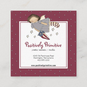 Cuadrada Tarjeta de visita Primitive Stars