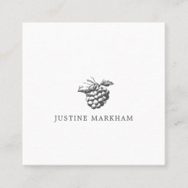 Cuadrada Tarjeta de visita Quintesencial para Berry